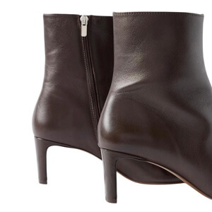 Mint Velvet Macy Brown Heeled Ankle Boots
